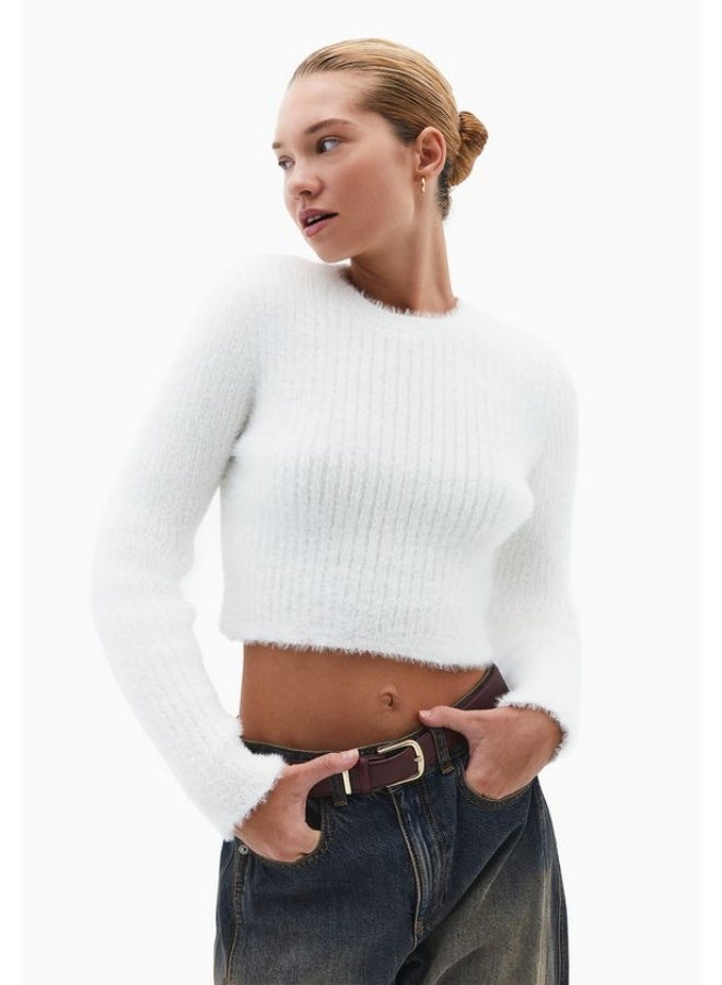 OXXO Soft-Texture Crop Sweater - Image 2